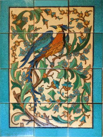 Belle Jardin Panel 24x32" satin