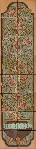 Rosa Vieja Blue Panel  12x48" tile