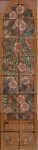 Rosa Vieja Brown Panel  12x48" tile