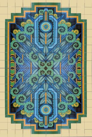 Spanish Deco Panel  72x108" tile