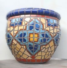 Full Mirasol Mosaic Planter
