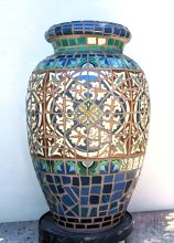 Blue BSN Urn
