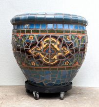 Blue Shiraz Mosaic Planter
