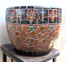 Brown Riviera Planter
