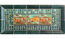 Koi Plaque with ogee frame