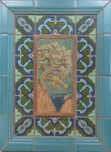 Contessa and Torrey Pines Plaque with Laird Plumleigh's Torrey Pines tile