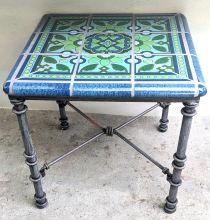 Springfield Green and Duchess Table 22 x 22 x 22"