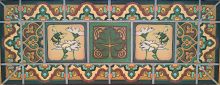 Bees and Leaf with Loggia Deco Plaque