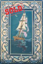 Galleon By Moonlight with Formosa Plaque