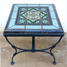 BSN Green and Duchess Square Table 23 x 23 x 21 high"