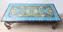 Dbl Del Rey Feliz Table  31 x 62 x 19" high