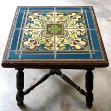 Sheffield Deco on Old Wood Table Base