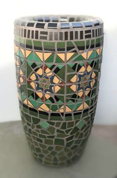 Green Diva Mosaic Cigar Planter