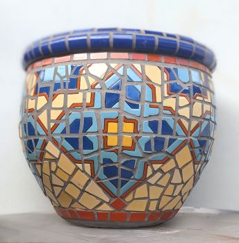 Full Mirasol Mosaic Planter