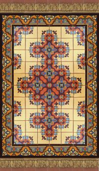 Shown with fringe tiles