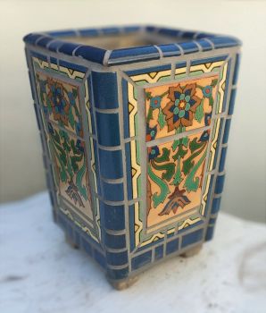 Classic Robbia Mosaic Square Planter