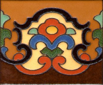 5x6” Trumpet Riser deco satin-Gold tile 