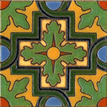 This Spanish revival pattern is our recreation of the historic Malibu Pottery de