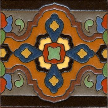 Loggia Full deco satin-Classic 6x6” tile pattern