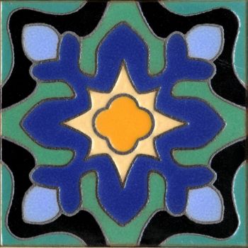 Bright and bold, the Neptune pattern captures the Catalina Pottery spirit.