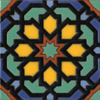 Our interpretation of the classic Moorish star pattern.