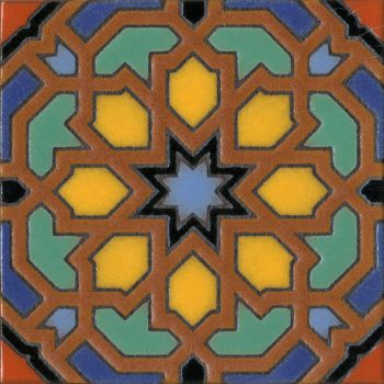 Our interpretation of the classic Moorish star pattern.