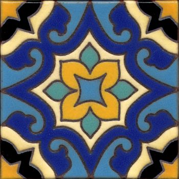 The pointed curls that define this pattern were drawn from the details of a Pers