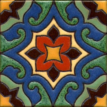 The pointed curls that define this pattern were drawn from the details of a Pers