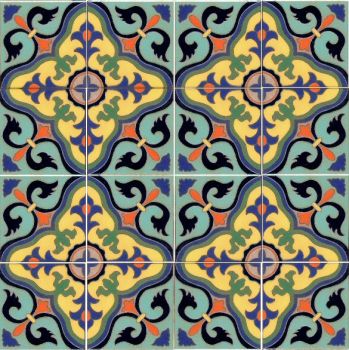 Our rendition of a popular Catalina Potteries pattern.