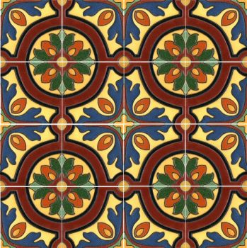 A bold, well defined pattern in the traditional European style.