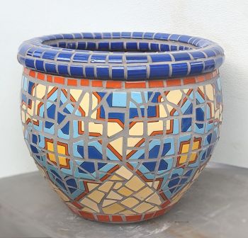 Full Mirasol Mosaic Planter