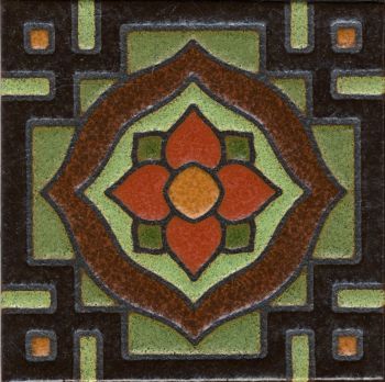 6x6" Bard deco satin - A&C