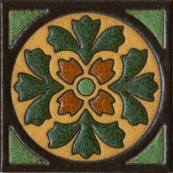 6 x 6" Cardiff deco - satin A&C