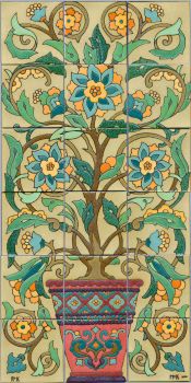 Tree of Life Saracen Panel 24x48"