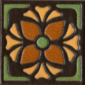 6x6" Capri deco - satin AC