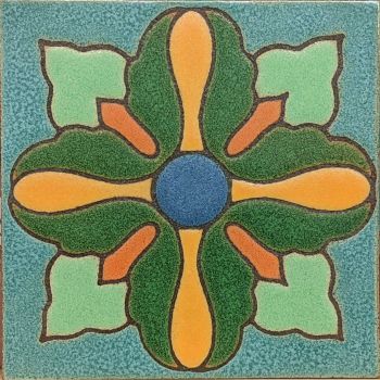 5.5x5.5" Lily deco satin-Green