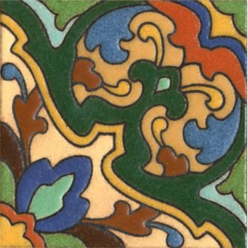 6x6” Alcazar deco satin-Green