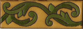2x6" Laurel liner deco satin - Gold