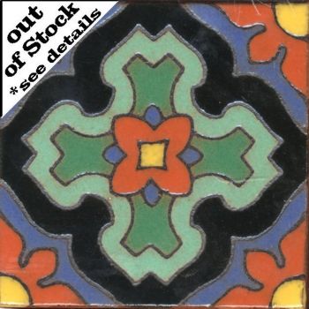 3.6x3.6” Freesia Dot deco gloss-Blue