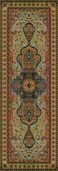 A Persian Rug Large 234 x 78" tile