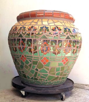 Green Riviera Planter