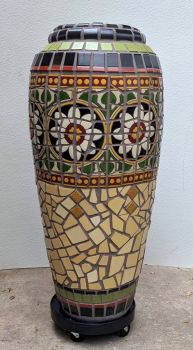 Cream Springfield Mosaic Urns