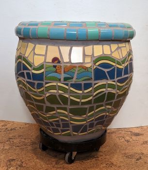 Poolside Swimmer Planter