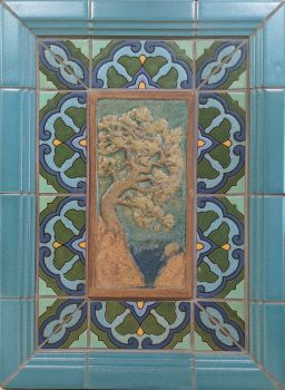 Contessa and Torrey Pines Plaque with Laird Plumleigh's Torrey Pines tile
