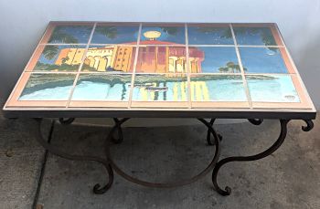 Avalon Casino By Moonlight Table 31 x 19 x 19" high