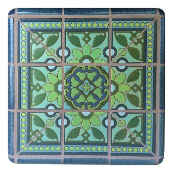 Springfield Green and Duchess Table 22 x 22 x 22"