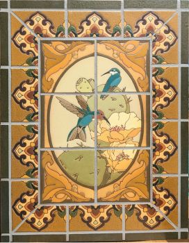 Hummingbird Gold with Isabella Plaque