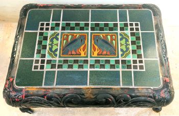 Crows and Checks on Cool Rolling Table