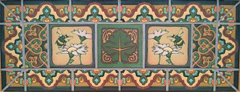 Bees and Leaf with Loggia Deco Plaque