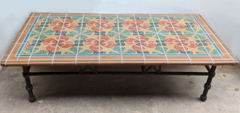 Starfish and Shells Coffee table 64 x 33 x 18"